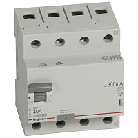 Выключатель дифференциального тока (УЗО) 4п 40А 300мА тип AC RX3 Leg 402071 – купить по низкой цене. Дифференциальные автоматы