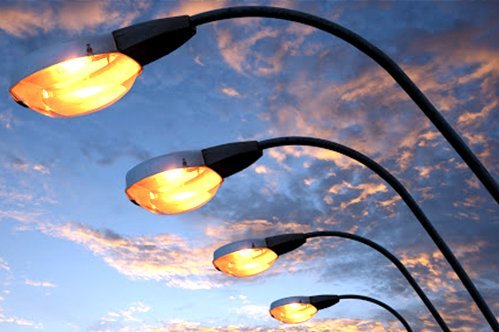 Монтаж наружного освещения