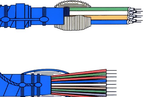 Особенности монтажа заделок на контрольном кабеле