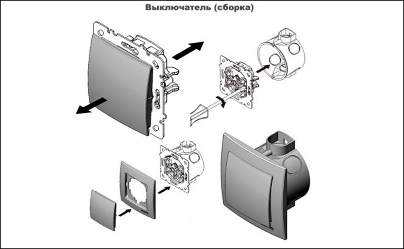 сборка выключателя