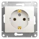 Розетка 1-м СП Glossa 16А IP20 с заземл. механизм перламутр. SE GSL000643 – купить по низкой цене. Низковольтное оборудование