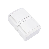 Блок розеток 2-м ОП INDUSTRIAL IP54 горизонт. с заземл. бел. Kranz KR-78-0805 – купить по низкой цене. Низковольтное оборудование