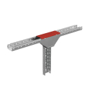 Крышка для отвода T-образ. вертикал. с разворотом на 90град. осн.150 "ПЛЮС" KTDVplus90-150 INOX304 КМ PL6315. Купить крышки для кабельных лотков