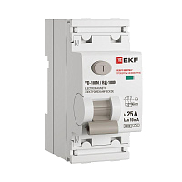 Выключатель дифференциального тока 2п 25А 10мА тип A 6кА ВД-100N электромех. PROxima EKF E1026MA2510 – купить по низкой цене. Дифференциальные автоматы