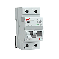 Выключатель автоматический дифференциального тока 2п (1P+N) B 20А 30мА тип AC 6кА DVA-6 Averes EKF rcbo6-1pn-20B-30-ac-av – купить по низкой цене. Автоматические выключатели