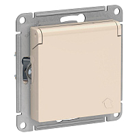 Розетка 1-м СП AtlasDesign 16А IP20 с заземл. защ. шторки с крышкой механизм беж. SE ATN000246 – купить по низкой цене. Низковольтное оборудование