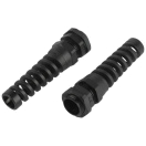 Ввод кабельный (сальник с гибким отводом) PGR 13.5 (d отв. 20.5мм / d провод.6-12мм) IP54 (уп.10шт) ЭРА Б0065201