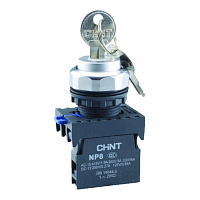 Переключатель с ключом NP8-10Y/21 2 положения фиксацией 2НО IP65 (R) CHINT 667182 – купить по низкой цене. Низковольтное оборудование