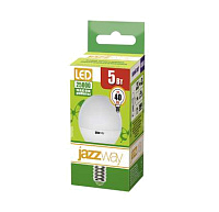 Лампа светодиодная PLED-ECO 5Вт G45 шар 4000К нейтр. бел. E14 8+2 (уп.10шт) JazzWay 5014244 купить оптом