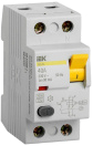 Выключатель дифференциального тока (УЗО) 2п 40А 30мА тип A ВД1-63 IEK MDV11-2-040-030 – купить по низкой цене. Дифференциальные автоматы