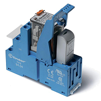 Модуль интерфейсный (сборка 55.34.8.012.0040 + 99.02.0.024.98 + 94.04SMA) электромеханич. реле 4CO 7А AgNi 12В AC IP20 винт. клеммы металлич. клипса LED + варистор FINDER 583480120060SMA – купить по низкой цене. Низковольтное оборудование