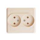 Розетка 2-м СП Этюд 16А IP20 250В без заземл. без защ. шторок крем. SE PC16-005K – купить по низкой цене. Низковольтное оборудование