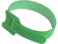 Хомут-липучка для кабеля 14х310мм с мяг. застеж. зел. (уп.100шт) ITK HKVG-W14-L310 купить оптом