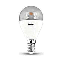 Лампа светодиодная LED7.5-G45-CL/830/E14 7.5Вт шар 3000К тепл. бел. E14 615лм 220-240В Camelion 11951 купить оптом