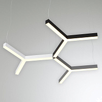 Светильник светодиодный RVE-LBX-TRINITY-1000-N 44Вт 4000К 1000х866х100мм накладной бел. RVElektro RVE00001537