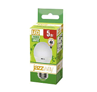 Лампа светодиодная PLED- ECO-G45 5Вт E27 3000К 8+2 (уп.10шт) JazzWay 5014251 купить оптом