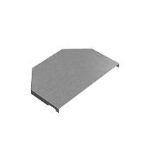 Крышка переходника центрального 100-200 "ПЛЮС" KPDplus100-200-C КМ PL1001. Купить крышки для кабельных лотков