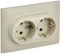 Розетка 2-м SKANDY 16А с заземл. защ. шторки в сборе SK-R07B беж. IEK SK-R24-16-K10-F – купить по низкой цене. Низковольтное оборудование