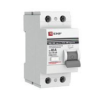 Выключатель дифференциального тока (УЗО) 2п 40А 30мА тип A ВД-100 (электромех.) PROxima EKF elcb-2-40-30-em-a-pro – купить по низкой цене. Дифференциальные автоматы