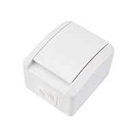 Розетка 1-м ОП INDUSTRIAL IP54 с заземл. керамика бел. Kranz KR-78-0814 – купить по низкой цене. Низковольтное оборудование