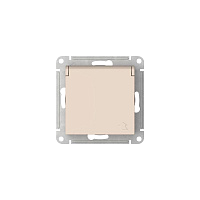 Розетка AtlasDesign 16А IP20 с заземл. со шторками с крышкой быстрозажим. клем. механизм беж. SE ATN000246S – купить по низкой цене. Низковольтное оборудование