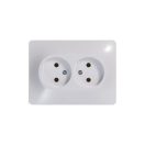 Розетка 2-м СП Glossa 16А IP20 без заземл. бел. SE GSL000120 – купить по низкой цене. Низковольтное оборудование