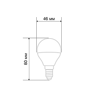 Лампа светодиодная 11.5Вт GL шар 4000К нейтр. бел. E14 1093лм Rexant 604-042 купить оптом