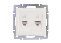 Розетка компьютерная 2-м Rain RJ45 механизм бел. LEZARD 703-0288-141 – купить по низкой цене. Низковольтное оборудование