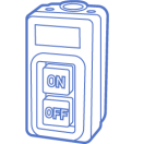 Выключатель кнопочный с блокировкой ВКИ – купить по низкой цене. Низковольтное оборудование