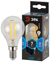 Лампа светодиодная филаментная F-LED P45-7W-840-E14 7Вт прозрачная 4000К нейтр. бел. E14 Эра Б0049891 купить оптом