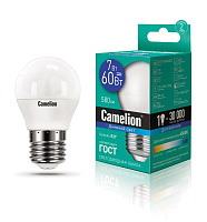 Лампа светодиодная LED7-G45/865/E27 7Вт 220В Camelion 12647 купить оптом