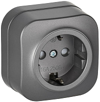 Розетка ОП GLORY РСш20-3-ХСм 16А с заземл. защ. шторки сталь матов. IEK ERH14-K46M-16 – купить по низкой цене. Низковольтное оборудование