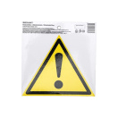 Наклейка знак безопасности "Внимание. Опасность" 150х150х150мм Rexant 55-0021 купить по низкой цене