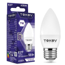 Лампа светодиодная 7Вт С37 4000К Е27 176-264В TOKOV ELECTRIC TKE-C37-E27-7-4K купить оптом