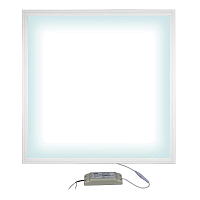 Светильник светодиодный ULP-6060-42W/4000K EFFECTIVE WHITE 42Вт 4000К офисный встраив. опал. рассеив. с источником питания бел. Uniel UL-00004670