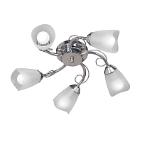 Люстра V3881-9/5PL 5xE14 макс. 40Вт плафон ПП Vitaluce V3881-9/5PL