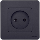 Розетка 1-м СП Inspiria 16А IP20 250В 2P механизм антрацит Leg 673713 – купить по низкой цене. Низковольтное оборудование