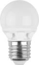 Лампа светодиодная LED3-G45/845/E27 3Вт шар 4500К бел. E27 260лм 220-240В Camelion 11376 купить оптом