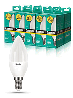 Лампа светодиодная LED5-C35/830/E14 5Вт свеча 3000К тепл. бел. E14 390лм 220-240В Camelion 12031 купить оптом