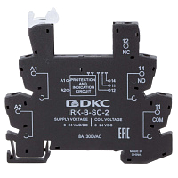 Колодка ультратонкая для реле RIS вх. напр. 110В AC/DC винт. клеммы DKC IRK-B-SC-4 – купить по низкой цене. Низковольтное оборудование
