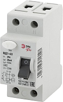 Выключатель дифференциального тока (УЗО) 1P+N 25А 30мА ВД1-63 Pro NO-902-24 ЭРА Б0031714 – купить по низкой цене. Дифференциальные автоматы