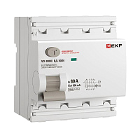 Выключатель дифференциального тока 4п 80А 300мА тип A 6кА ВД-100N электромех. PROxima EKF E1046MA80300 – купить по низкой цене. Дифференциальные автоматы