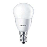 Лампа светодиодная ESS LED Lustre 6.5-60Вт шар матовая 2700К тепл. бел. E14 827 P48 ND FR PHILIPS 929001811507 купить оптом