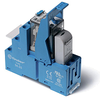 Модуль интерфейсный (сборка 55.33.8.048.0010 + 99.02.0.060.98 + 94.03SMA) электромеханич. реле 3CO 10А AgNi 48В AC IP20 винт. клеммы металлич. клипса LED + варистор FINDER 583380480060SMA – купить по низкой цене. Низковольтное оборудование