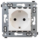 Розетка 1-м СП 2мод. Avanti "Белое облако" 16А IP20 2P+E защ. шторки бел. DKC 4400003 – купить по низкой цене. Низковольтное оборудование