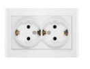 Розетка 2-м СП Бриллиант 16А IP20 с заземл. защ. шторки бел. UNIVersal 7947540 – купить по низкой цене. Низковольтное оборудование