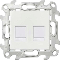 Розетка компьютерная 2-м СП Simon 24 RJ45 кат.5E UTP IP20 механизм бел. Simon 2450593-030 – купить по низкой цене. Низковольтное оборудование