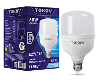 Лампа светодиодная 60Вт HP 6500К Е40/Е27 176-264В TOKOV ELECTRIC TKE-HP-E40/E27-60-6.5K купить оптом