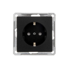 Розетка 1-м СП W59 16А IP20 с заземл. защ. шторки механизм черн. бархат SE RS16-152-6-86 – купить по низкой цене. Низковольтное оборудование