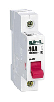Выключатель-разъединитель 1п 40А ВН-102 DEKraft 17022DEK – купить по низкой цене. Низковольтное оборудование